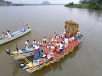 Guru Pujana and Ganga Aarati by HH Swamiji; Simollanghana (6 Sep 2025)